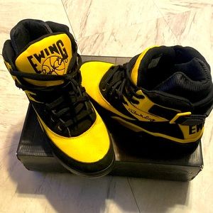 Ewing Athletics Ewing 33 Hi Black/Dandelion Men's Basketball Shoes 1EW90109-048